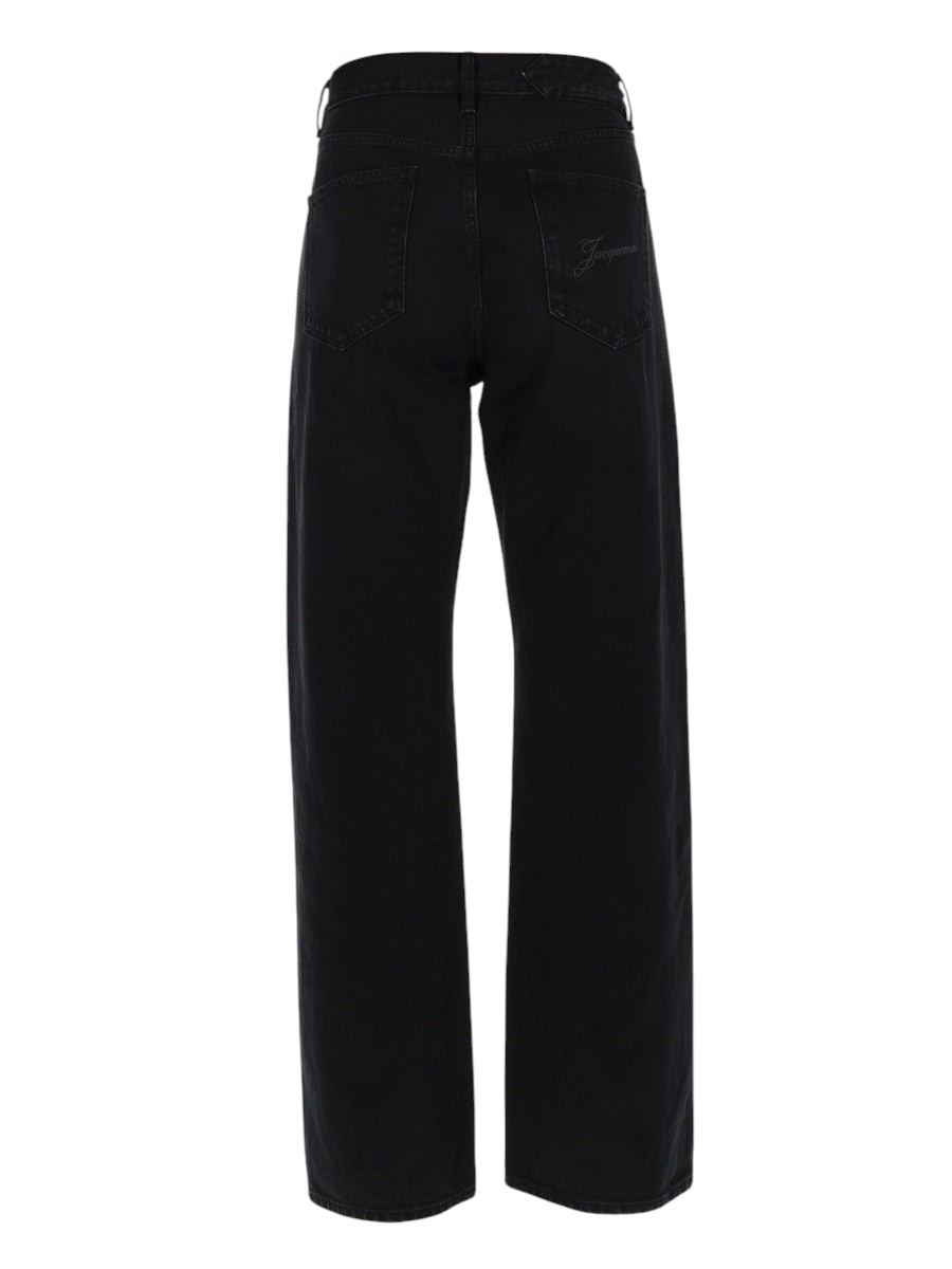 JACQUEMUS - JEANS "LE DE-NIMES DROIT" Black