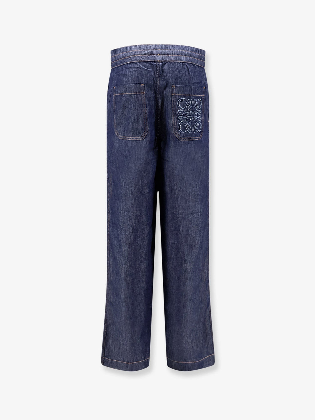 LOEWE - Jeans with adjustable drawstring Denim blue L