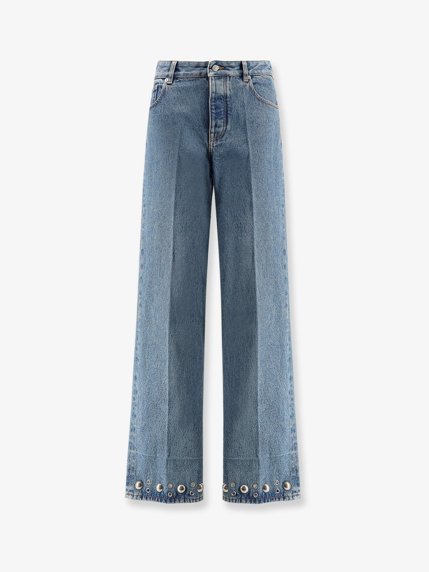 Jeans with metal details