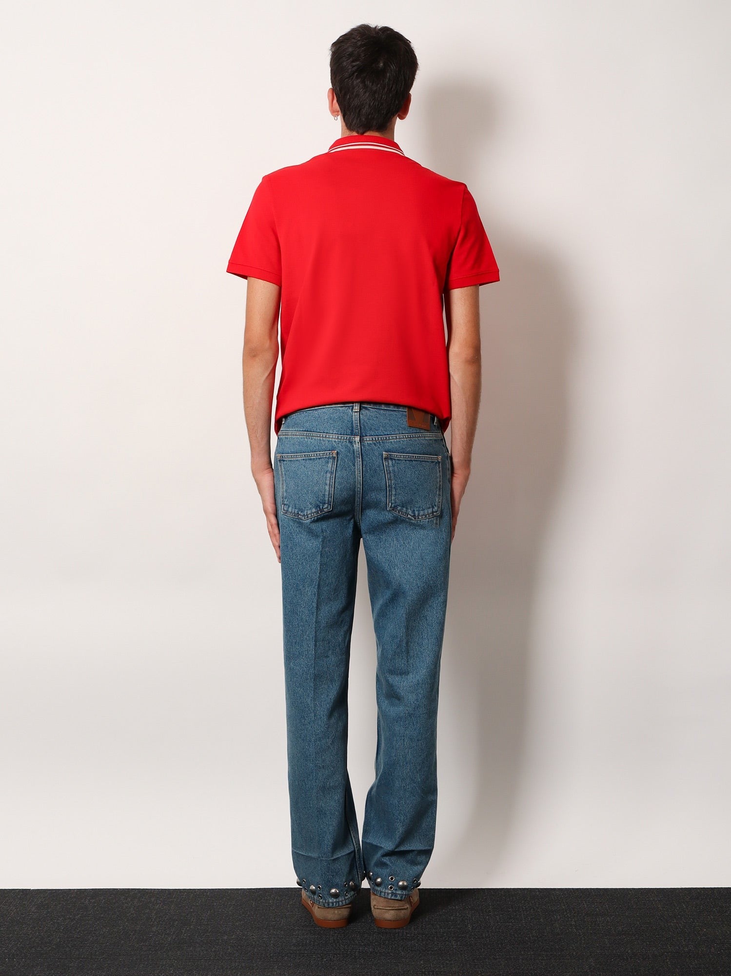 Jeans with metal details