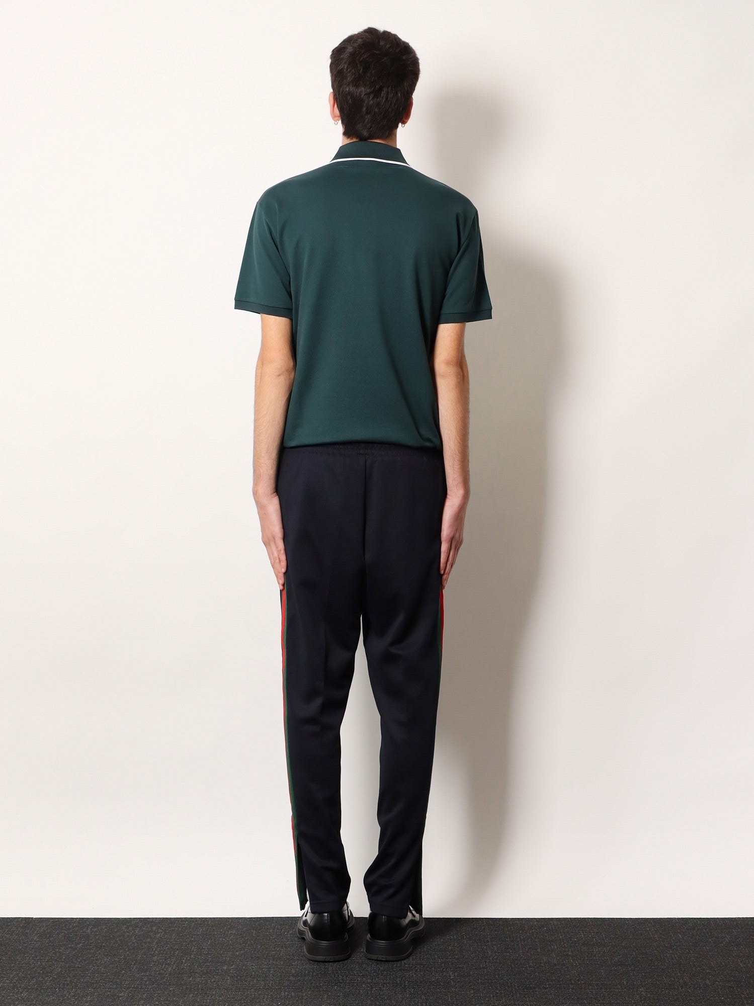 Jersey trouser with lateral Web detail