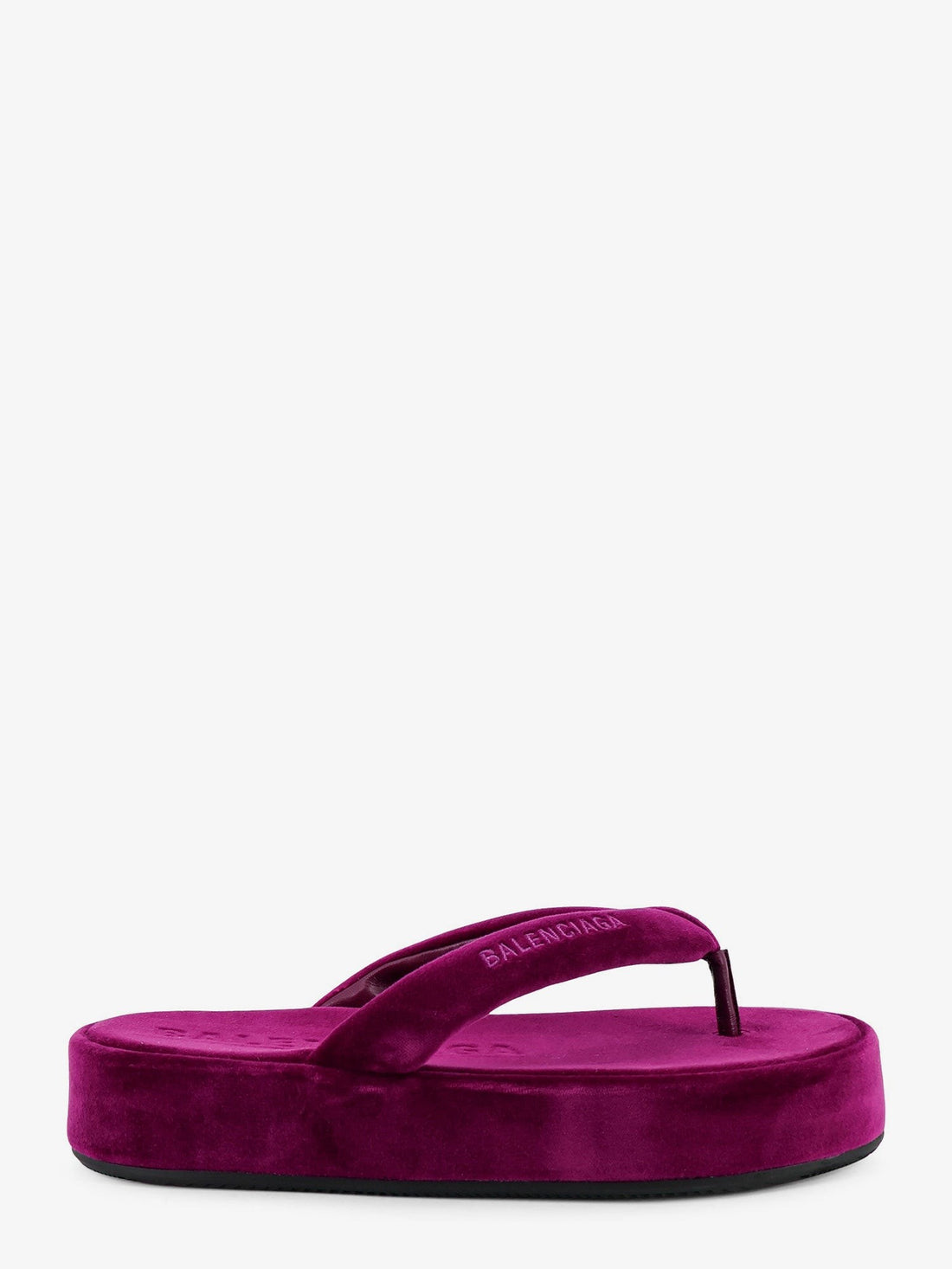 Balenciaga Balenciaga - Jet Lag Stretch Velvet Sandals