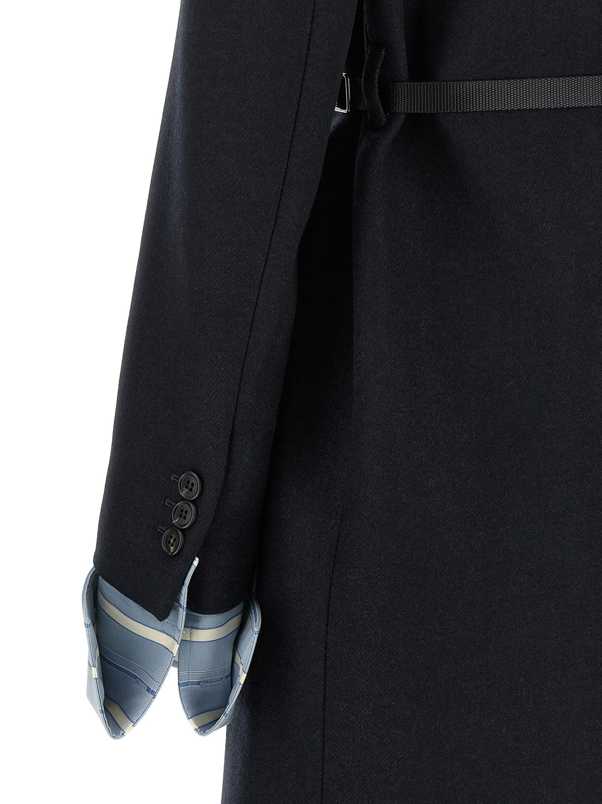 PRADA - Jewel collar coat