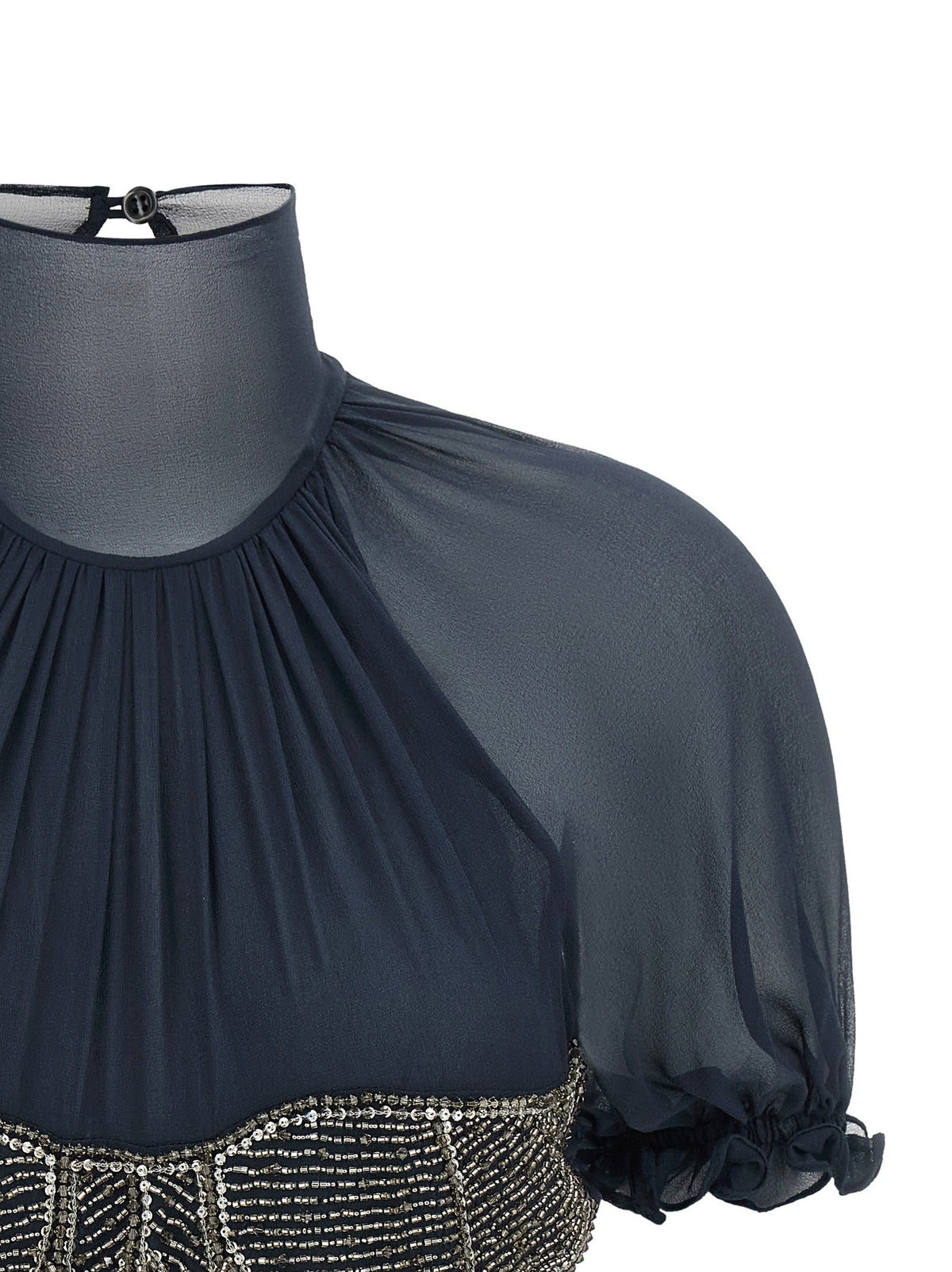 The Attico - Jewel embroidery top