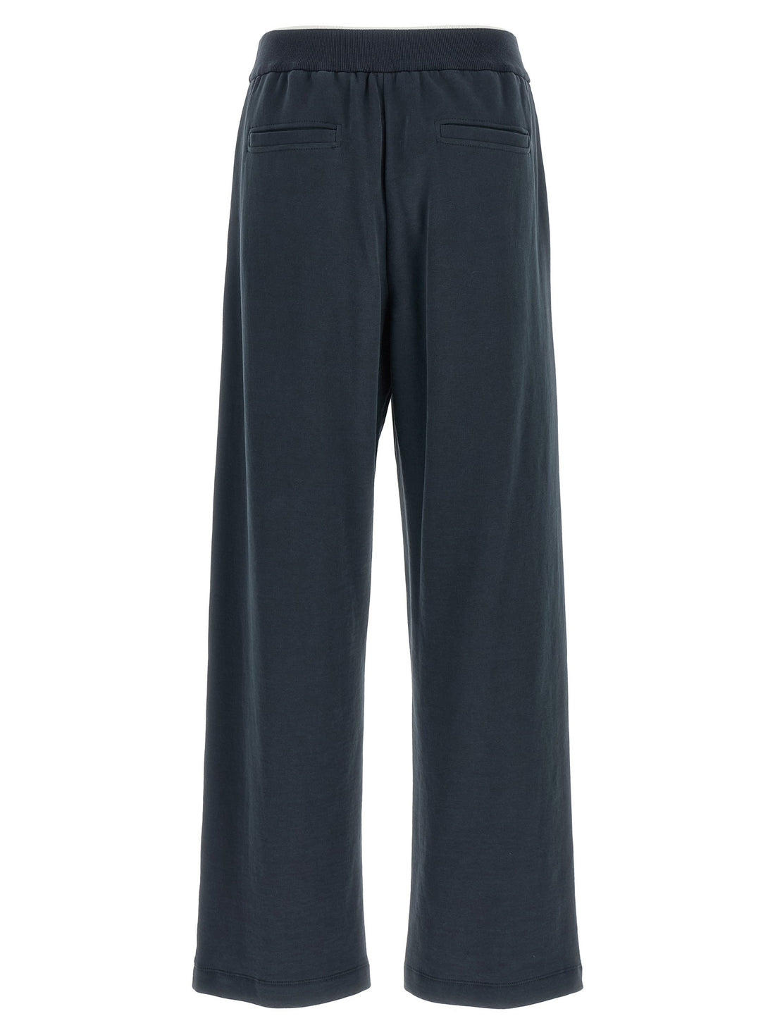 Brunello Cucinelli - Joggers with frontal stitching detail Blue XS