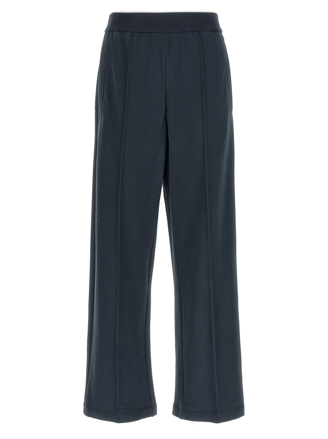 Brunello Cucinelli - Joggers with frontal stitching detail Blue XS