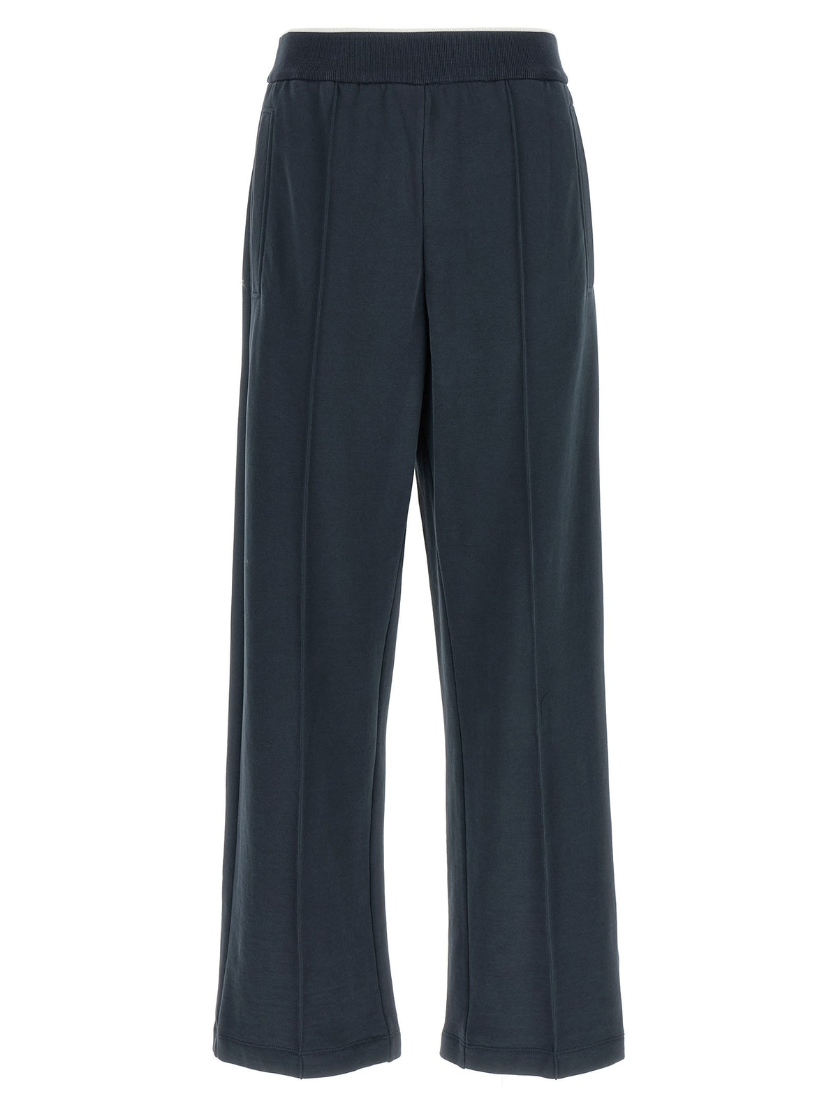 Brunello Cucinelli - Joggers with frontal stitching detail Blue XS