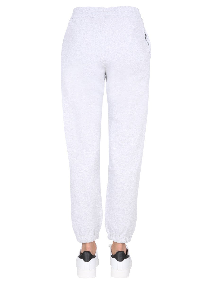 msgm msgm - JOGGING PANTS WITH LOGO PRINT