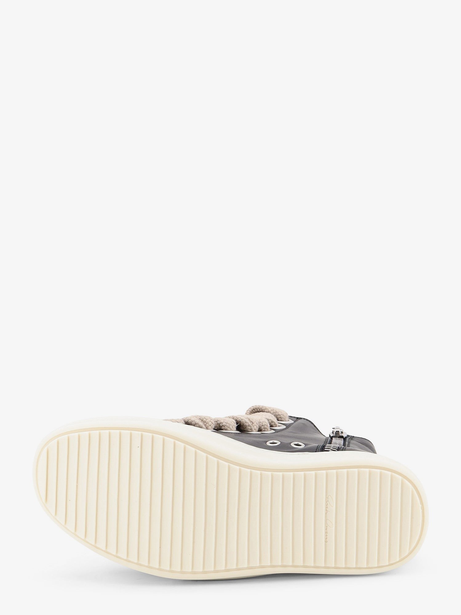 RICK OWENS - Jumbolace leather sneakers