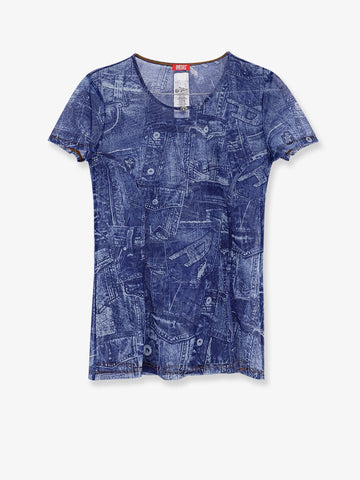 Diesel - Kasia t-shirt with denim print kasia-t-shirt-with-denim-print_ca7bab10-d5ad-4b1a-97ba-9a724e6eefb0