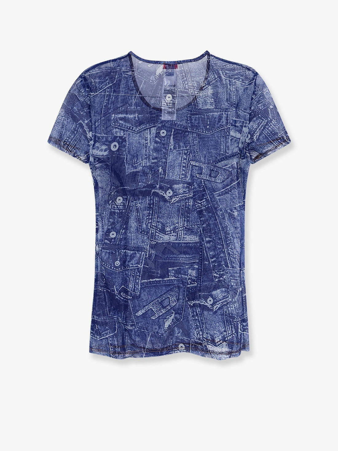 Diesel Kasia t-shirt with denim print