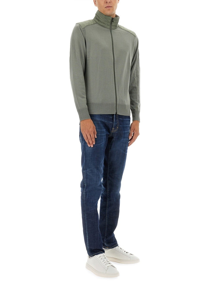 "KELBY" CARDIGAN WITH ZIPPER