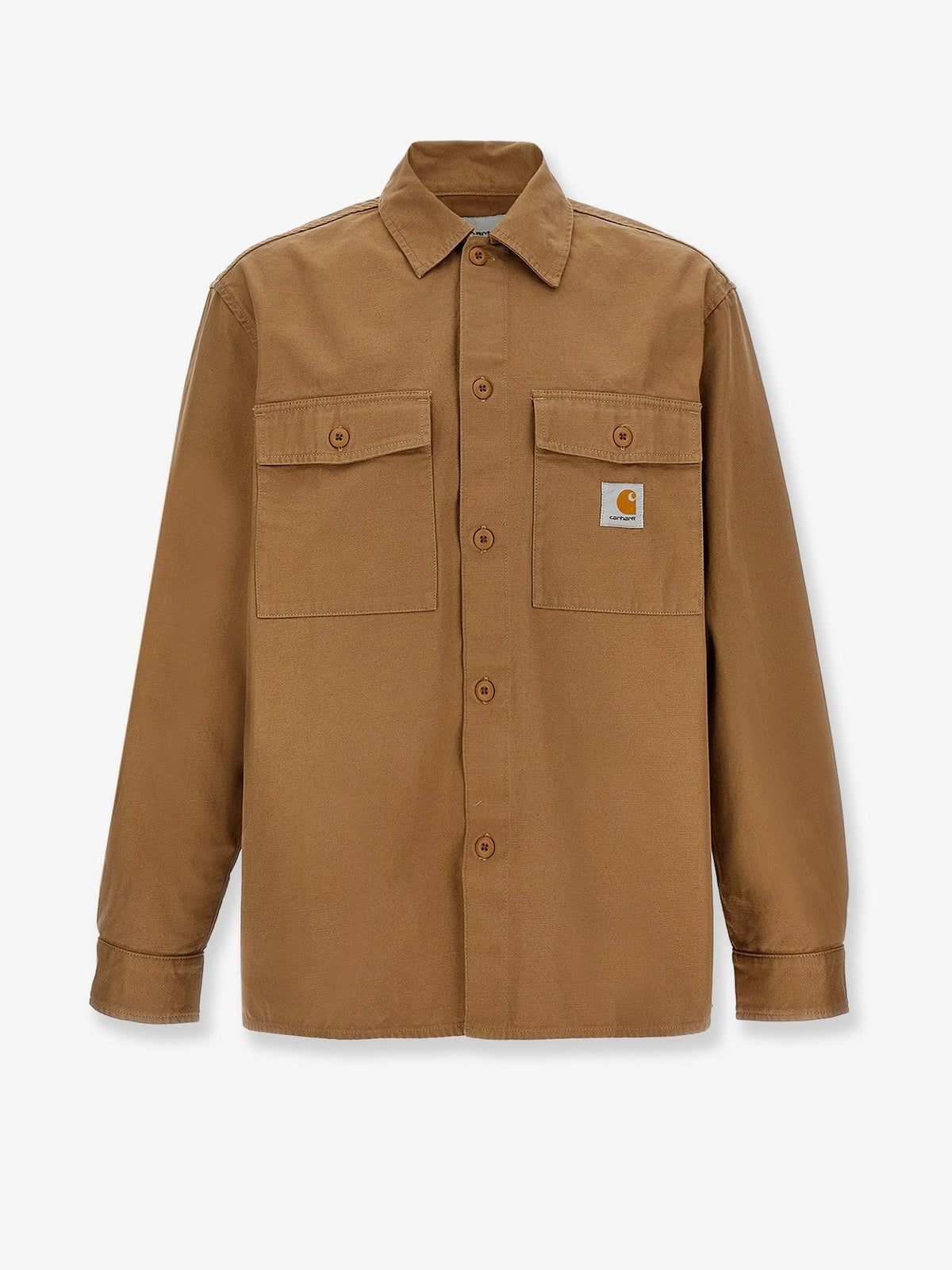 Carhartt WIP - Kelly cotton shirt PEANUT
