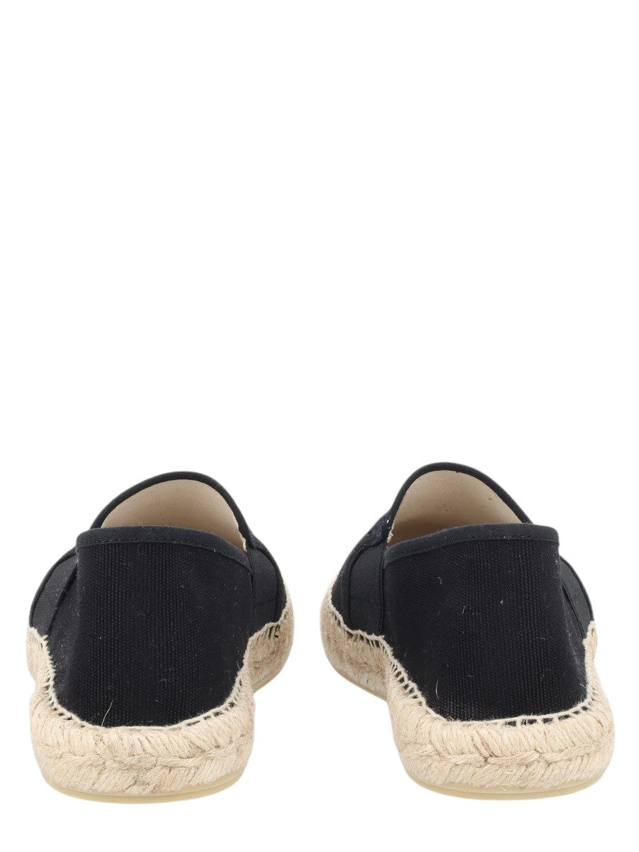 Kenzo - ESPADRILLA CON LOGO RICAMATO kenzo-embroidered-logo-espadrilles-black-back-jpg