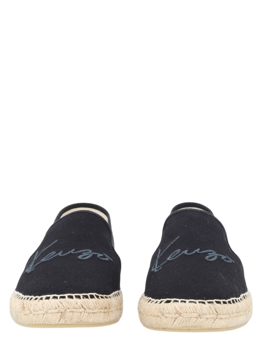 Kenzo - ESPADRILLA CON LOGO RICAMATO kenzo-embroidered-logo-espadrilles-black-front-jpg_5b0f1083-e898-46aa-98d9-d116f32420ec