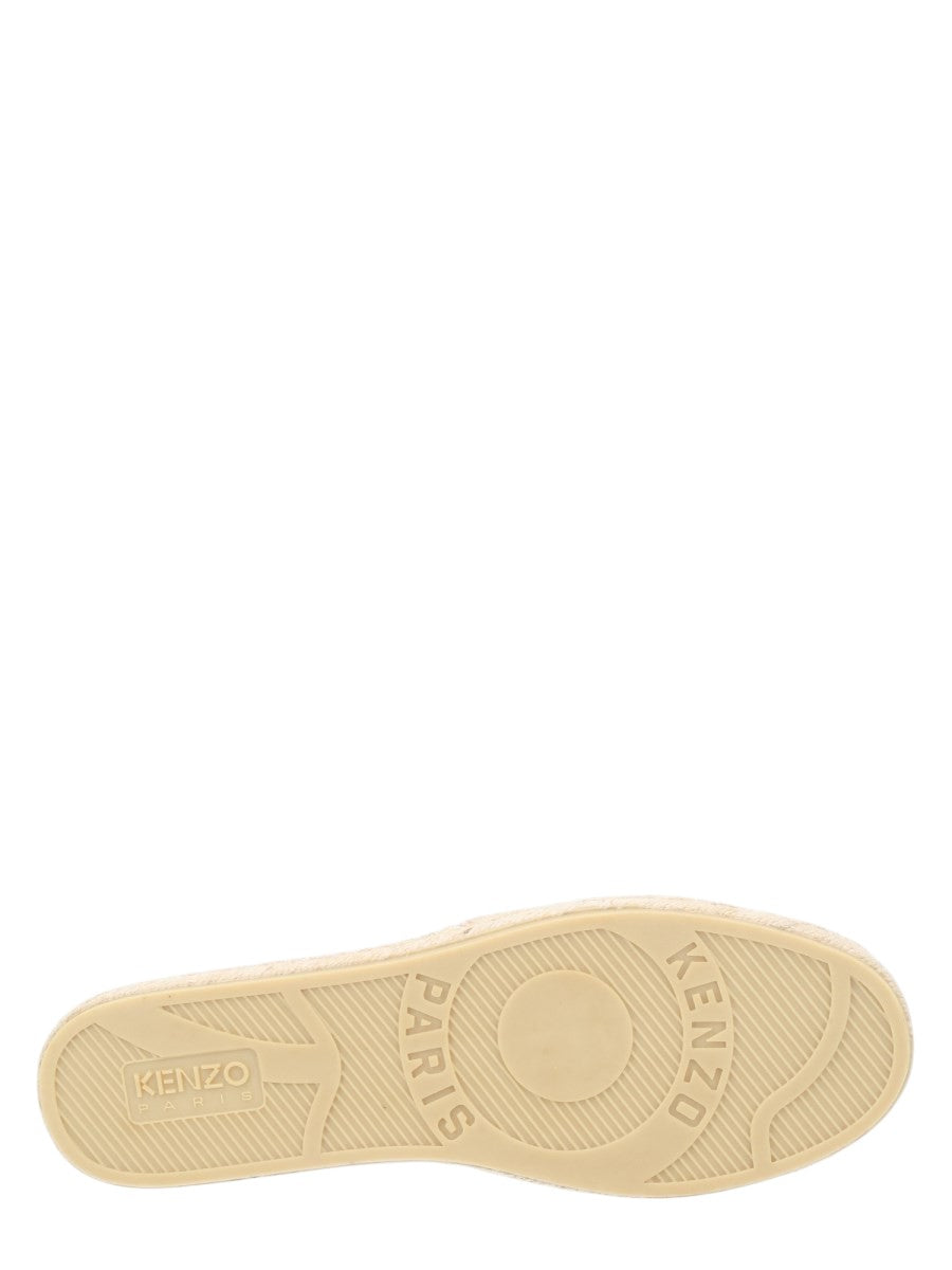 Kenzo - ESPADRILLA CON LOGO RICAMATO kenzo-embroidered-logo-espadrilles-black-sole-jpg