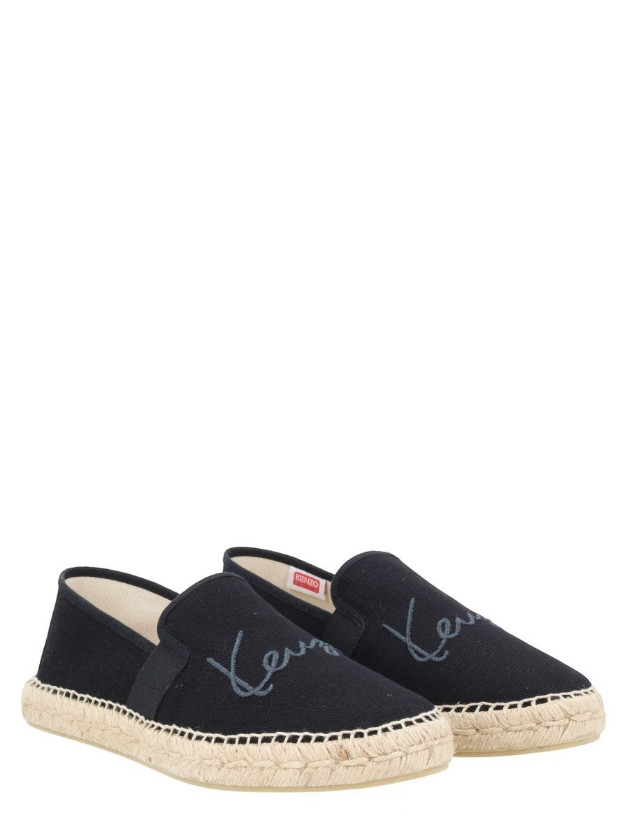 Kenzo - ESPADRILLA CON LOGO RICAMATO kenzo-embroidered-logo-espadrilles-black-three-quarter-jpg_2328a955-3f3c-40f3-ab13-313775e3e70b