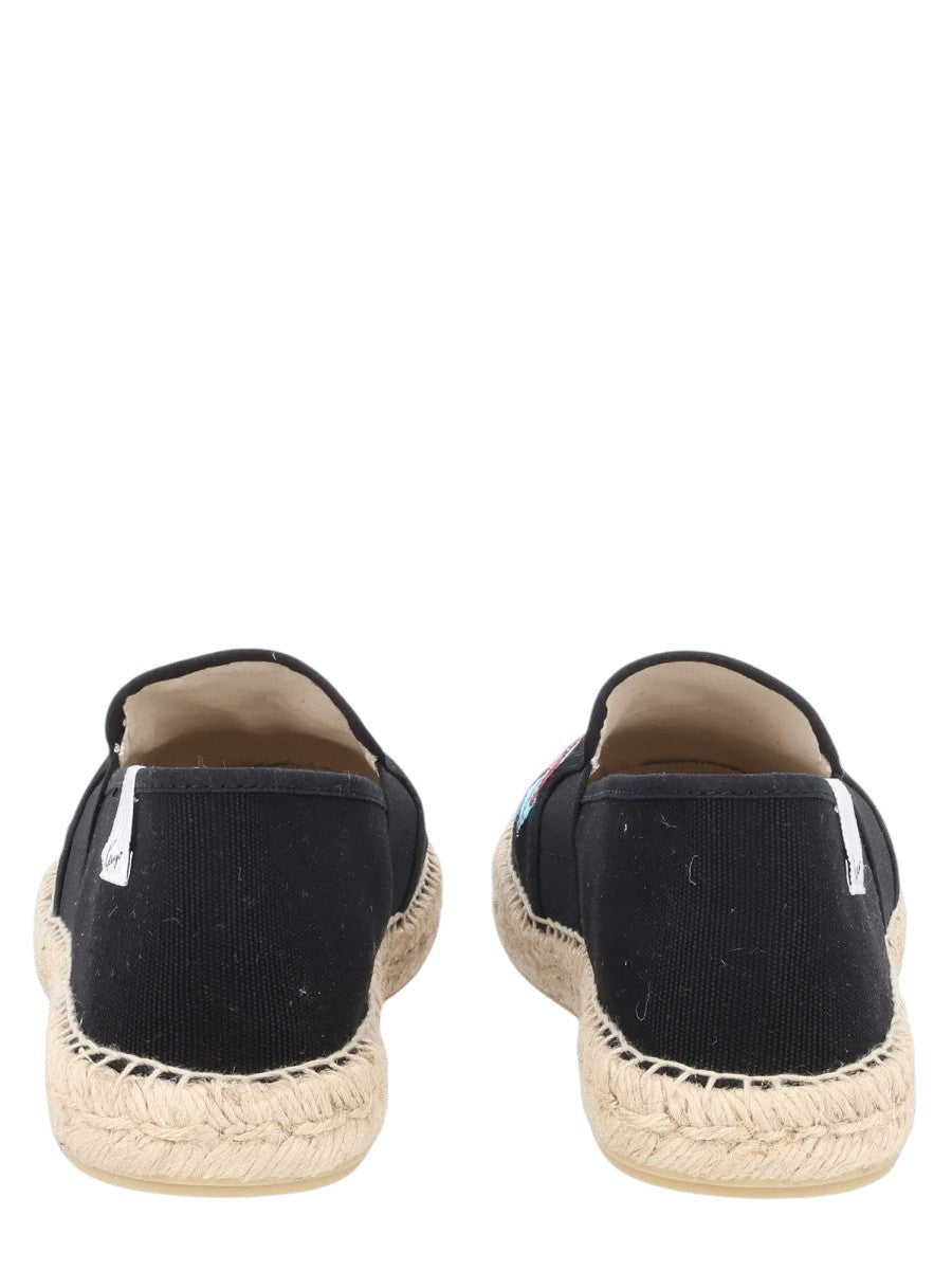 Kenzo - ESPADRILLA IN TELA "KENZO JUMPING TIGER" kenzo-jumping-tiger-cotton-canvas-espadrilles-black-back-jpg