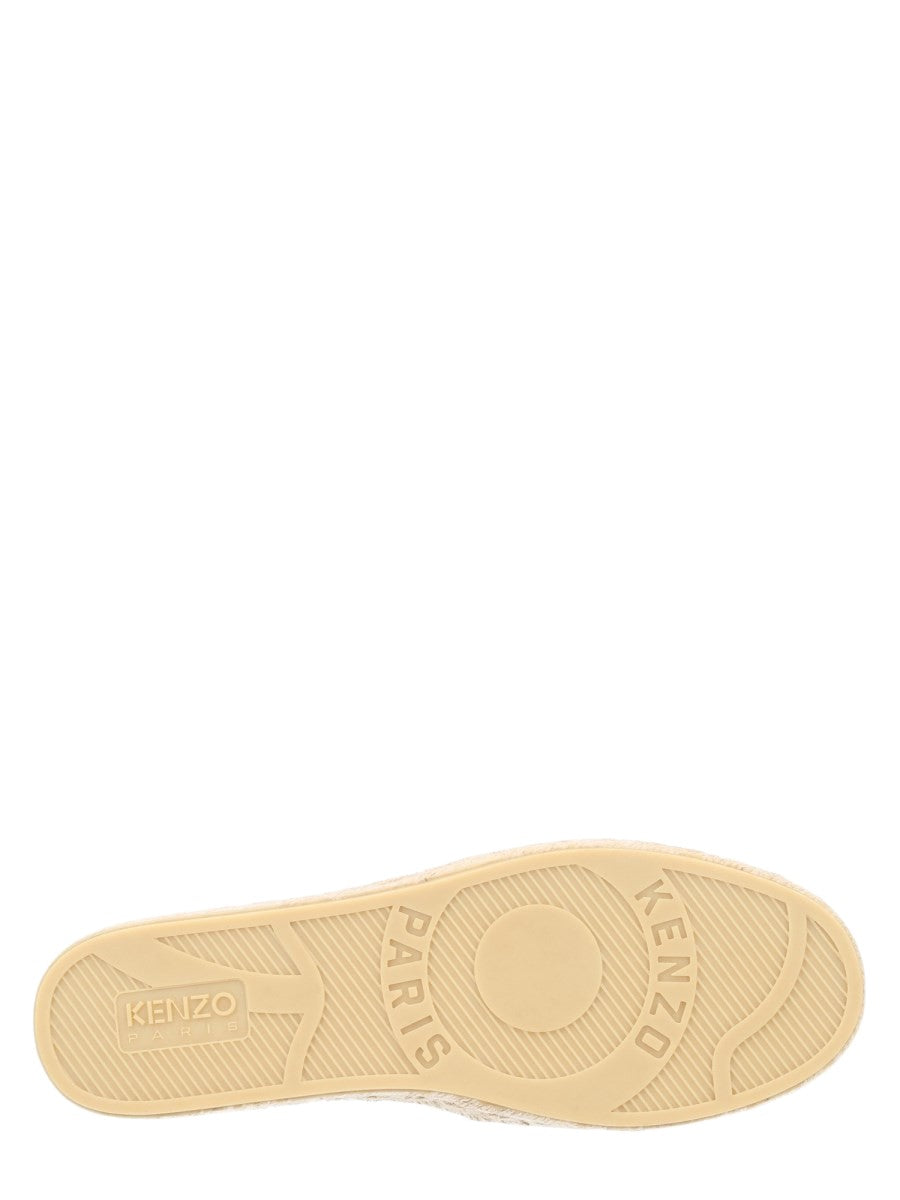 Kenzo - ESPADRILLA IN TELA "KENZO JUMPING TIGER" kenzo-jumping-tiger-cotton-canvas-espadrilles-black-sole-jpg