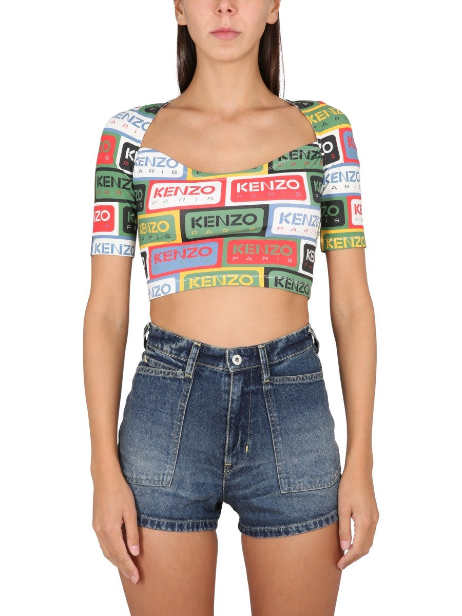 KENZO LABELS SHORT TOP