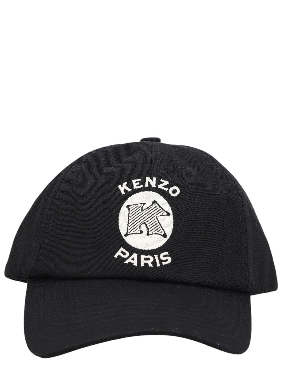 Kenzo - Logo Baseball Cap - Black kenzo-logo-baseball-cap-black-front-jpg