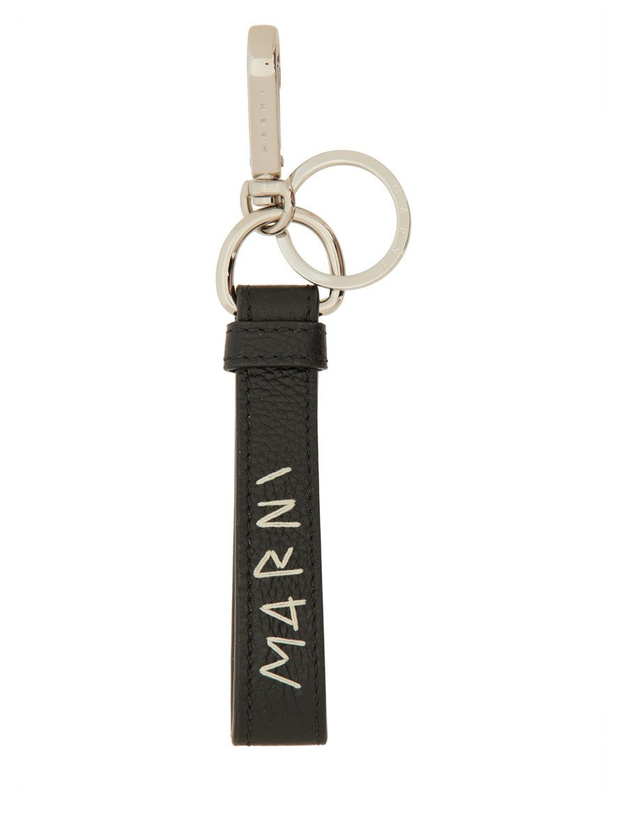 Marni Marni - KEYCHAIN WITH "MARNI MENDING" EMBROIDERY