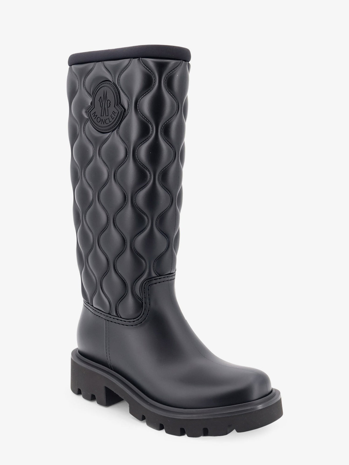 Moncler - Kickstream Quilt PVC and neoprene rain boots