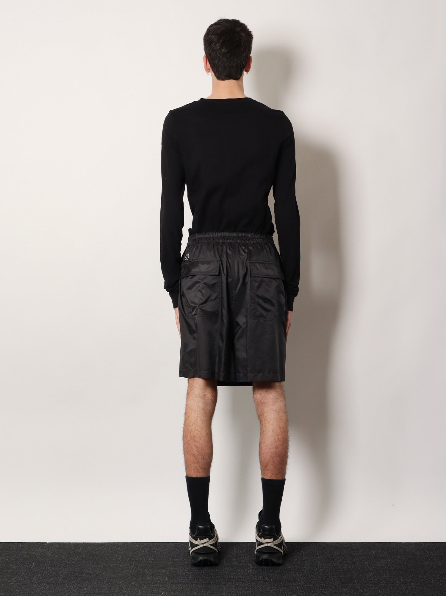 RICK OWENS - Moncler + Rick Owens 'Kiltshorts' bermuda shorts kiltshorts-with-drawstring