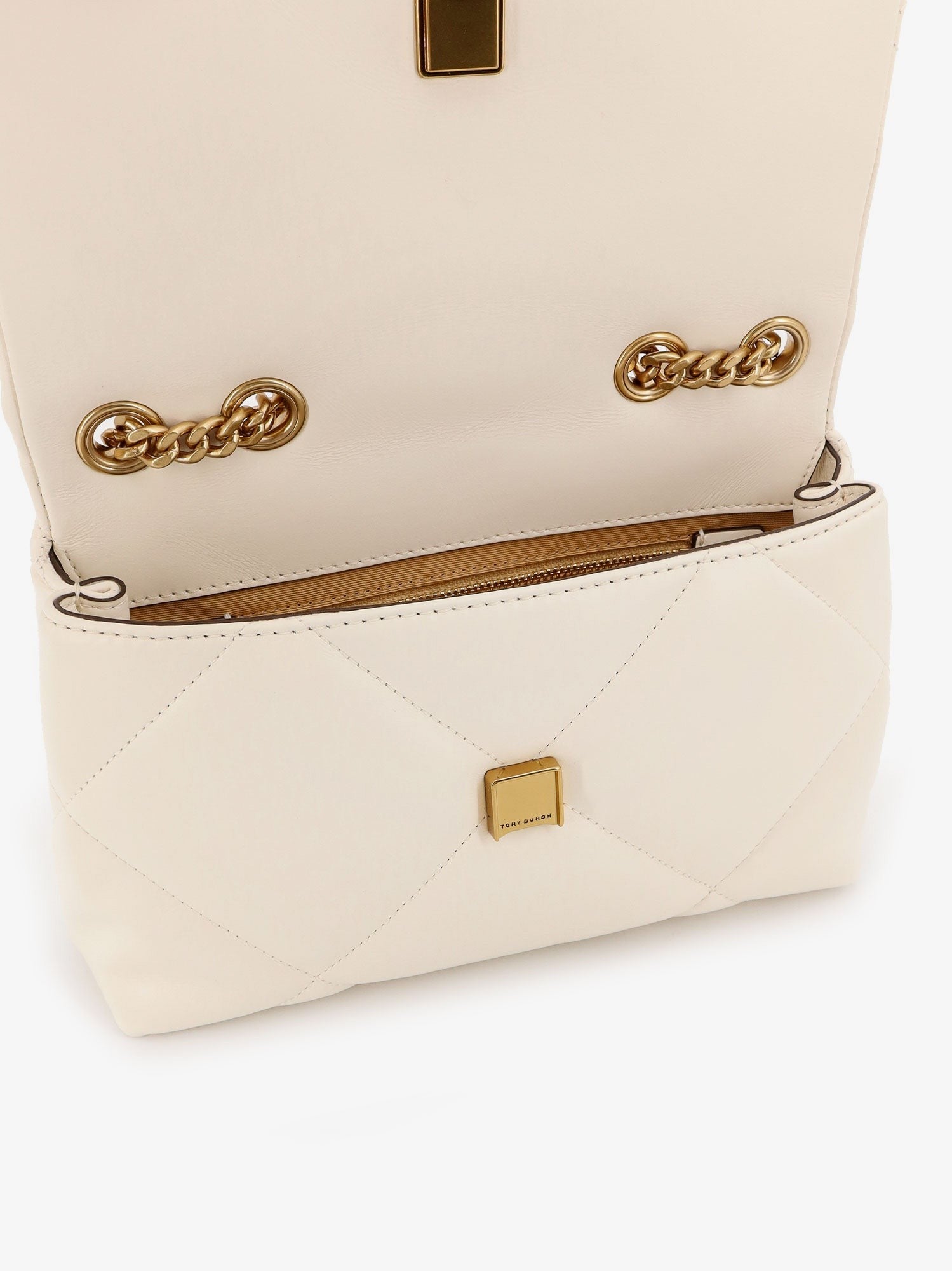 Kira matelassé leather shoulder bag with metal logo