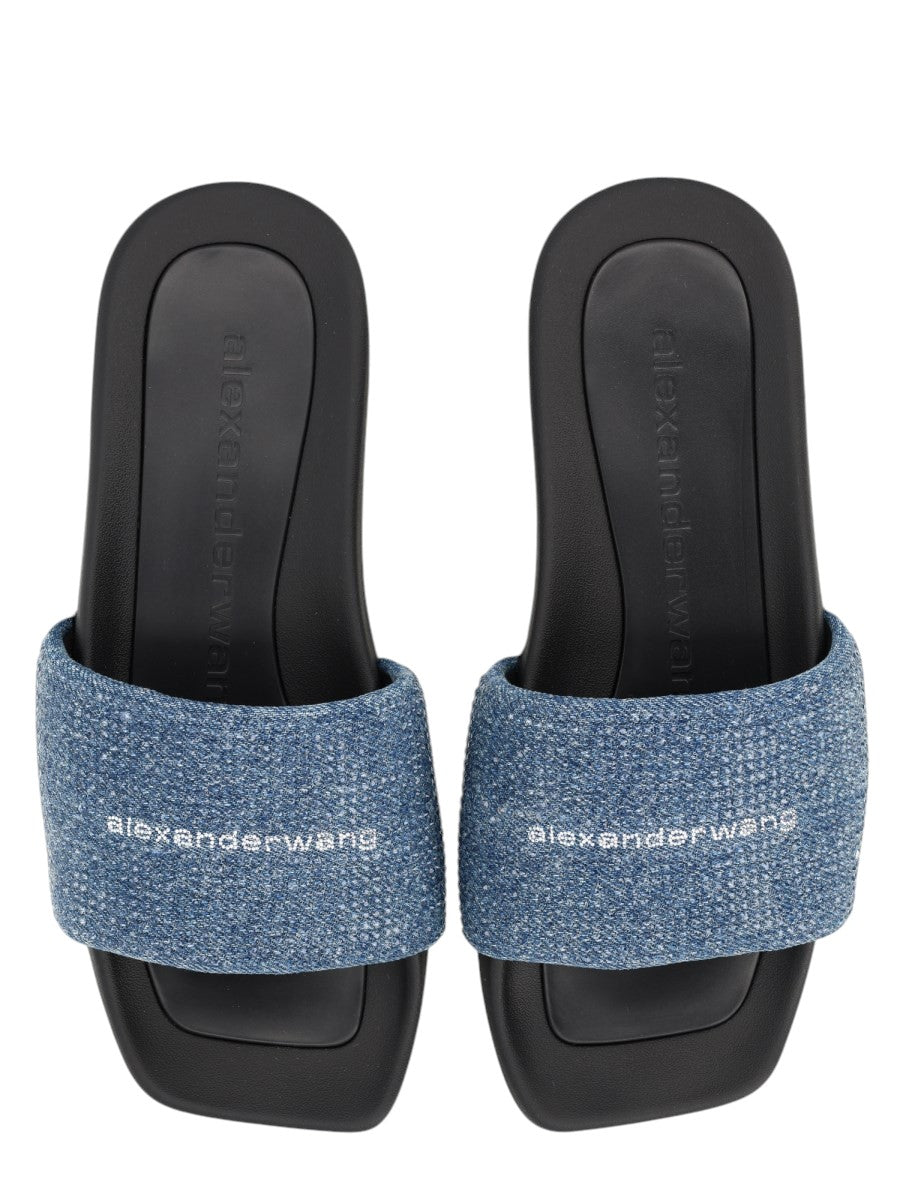Alexander Wang - SANDALO SLIDE IN DENIM klosmo-alexander-wang-denim-slide-sandals_dbb914fd-1c79-4d9b-9f0d-3b30e544339f