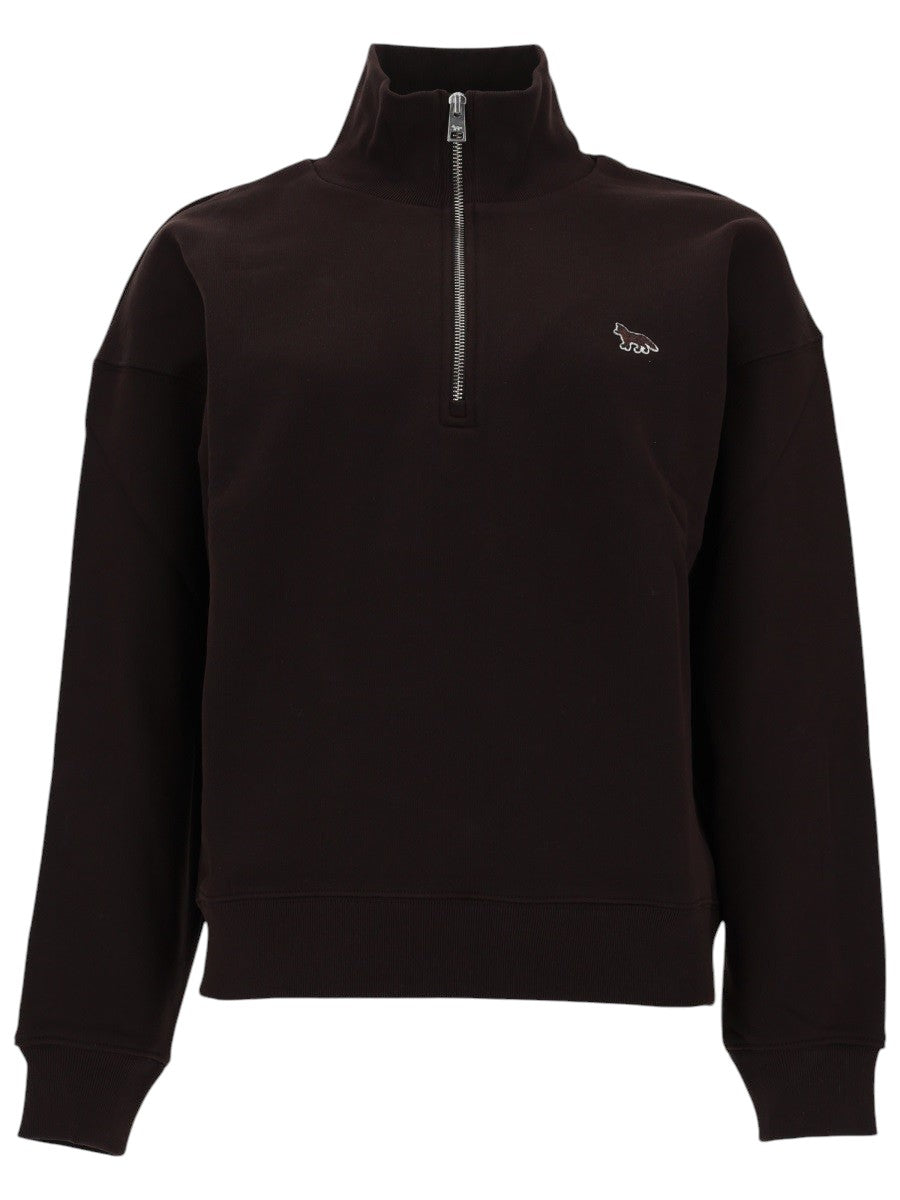 Maison Kitsune Maison Kitsune - FELPA CON ZIP "BABY FOX"