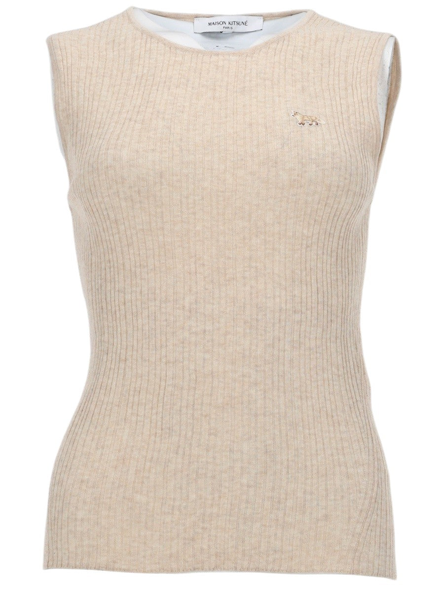 Maison Kitsune Maison Kitsune - TOP A COSTINE "BABY FOX"