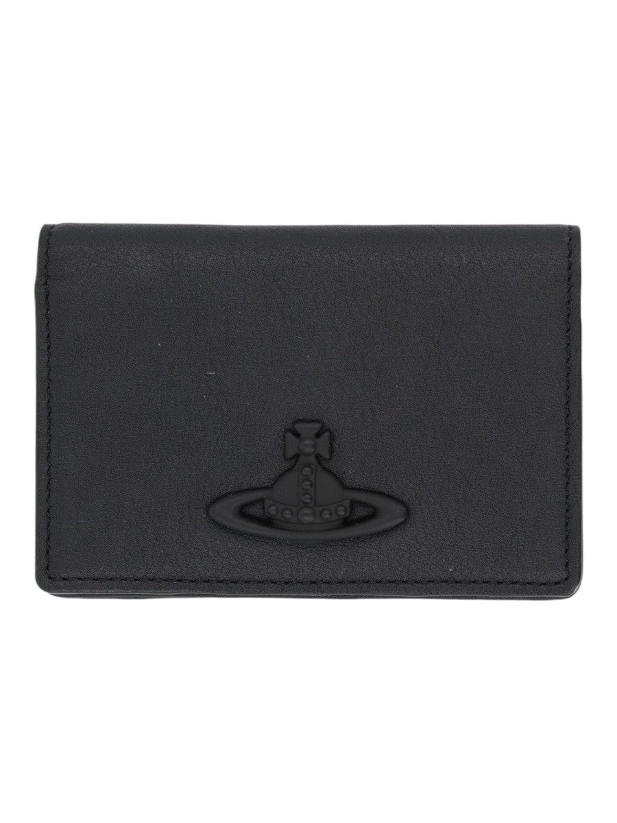 Vivienne Westwood PORTACARTE "FLAP" CON ORB