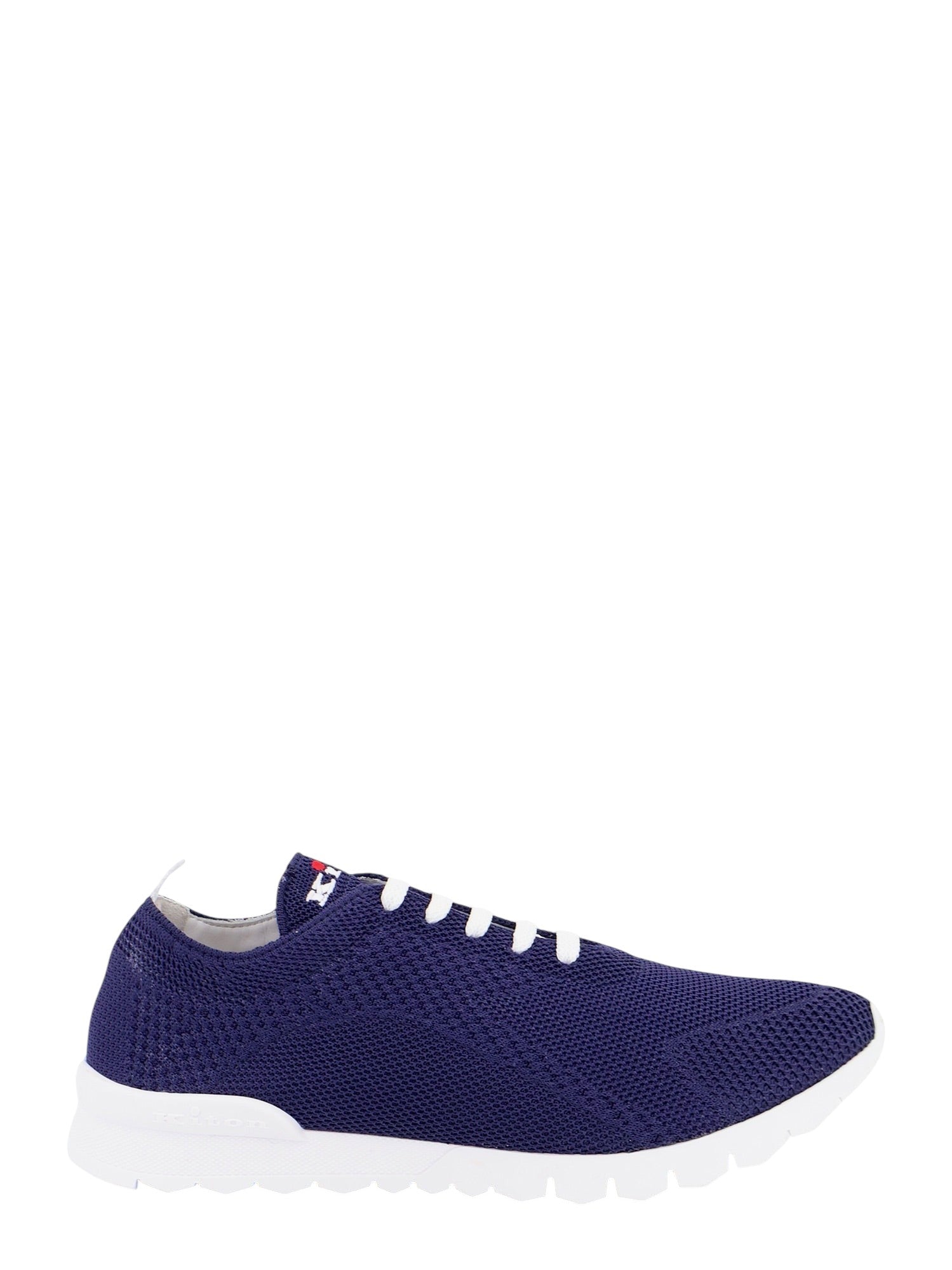 KITON CIRO PAONE Knitted fabric sneakers with embroidered logo