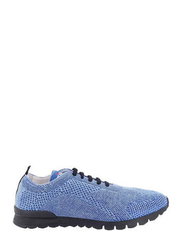 KITON CIRO PAONE Knitted fabric sneakers with embroidered logo