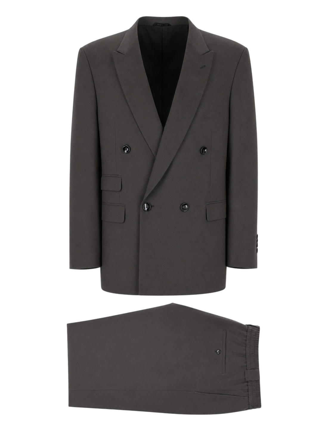 Giorgio Armani - Oversized Double-breasted Wool Suit Grey 50