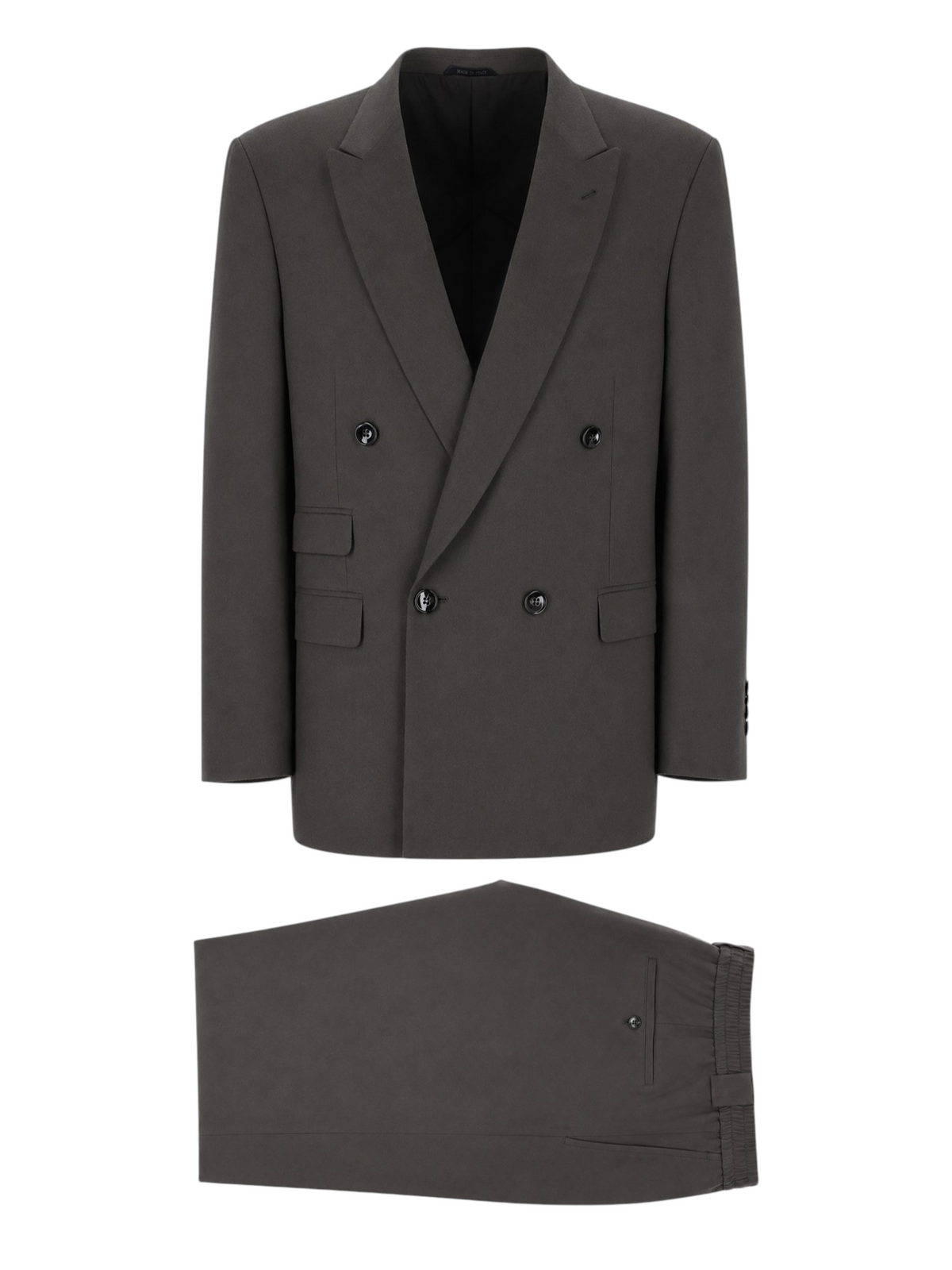 Giorgio Armani - Oversized Double-breasted Wool Suit Grey 50
