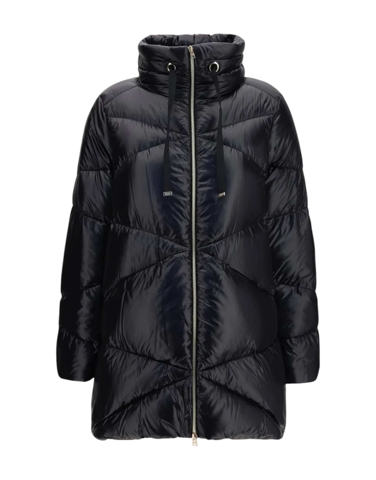 Herno - Quilted Drawstring Down Jacket Black