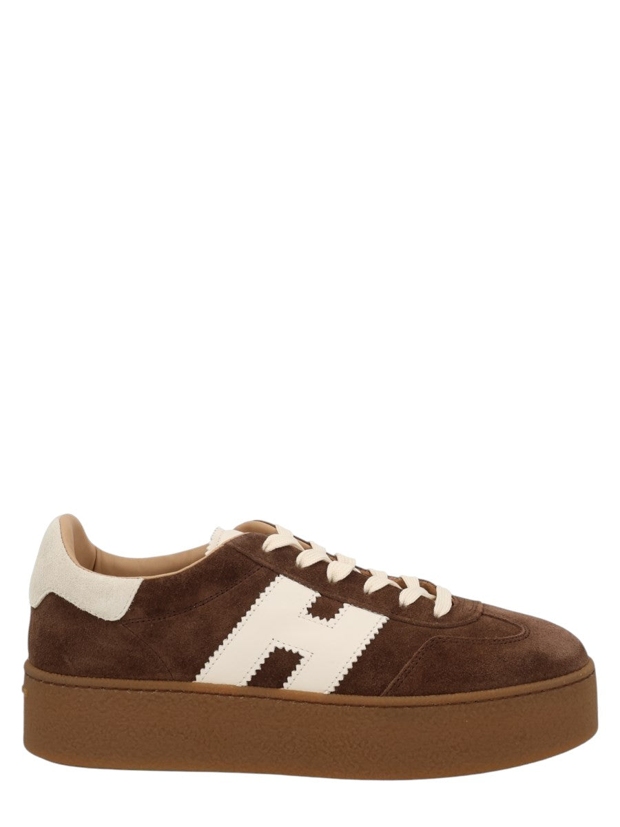 Hogan - SNEAKER "HOGAN COOL" klosmo-hogan-cool-brown-suede-sneakers