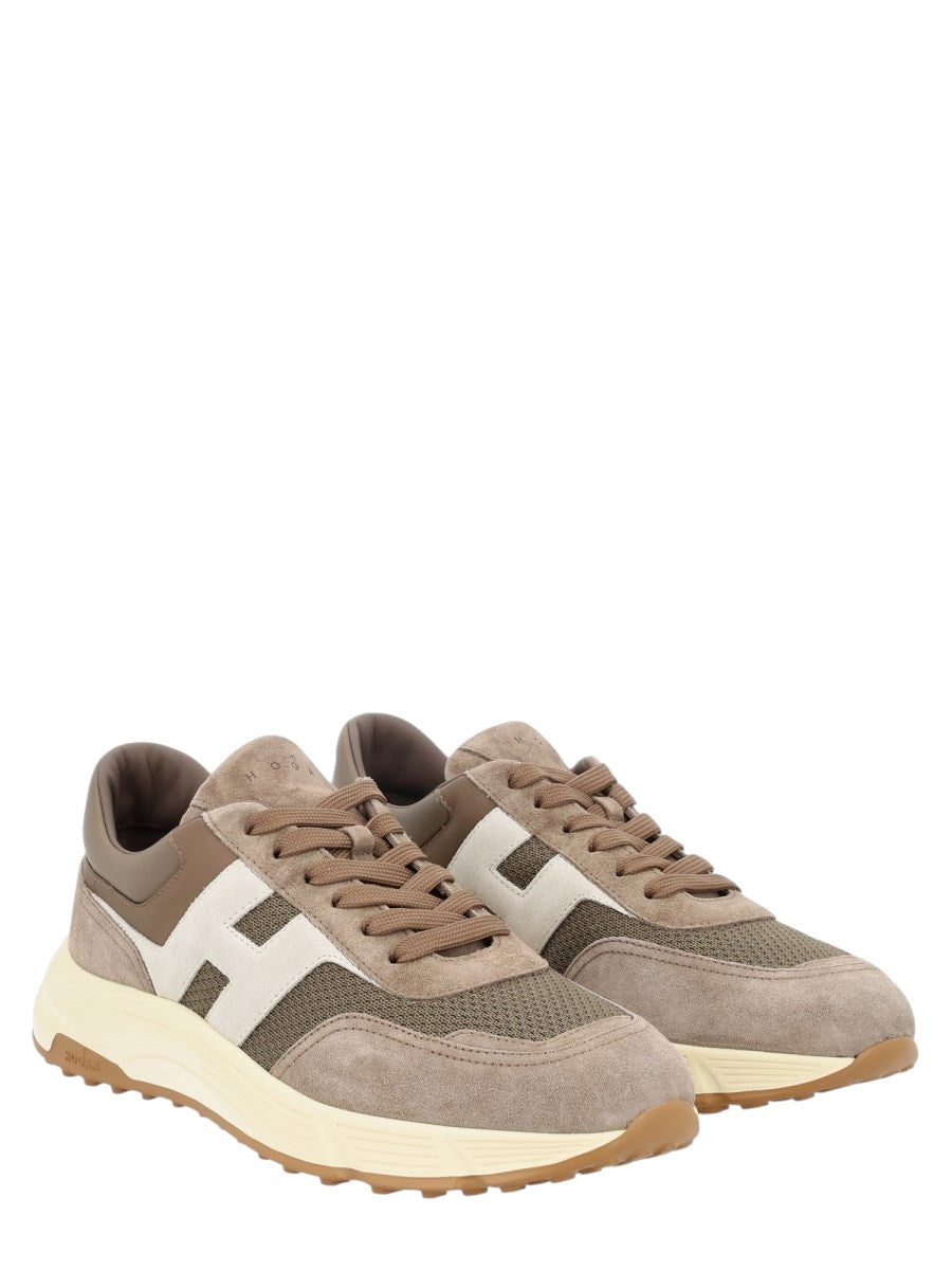 Hogan - SNEAKER "HOGAN HYPERLIGHT" klosmo-hogan-hyperlight-beige-brown-sneakers