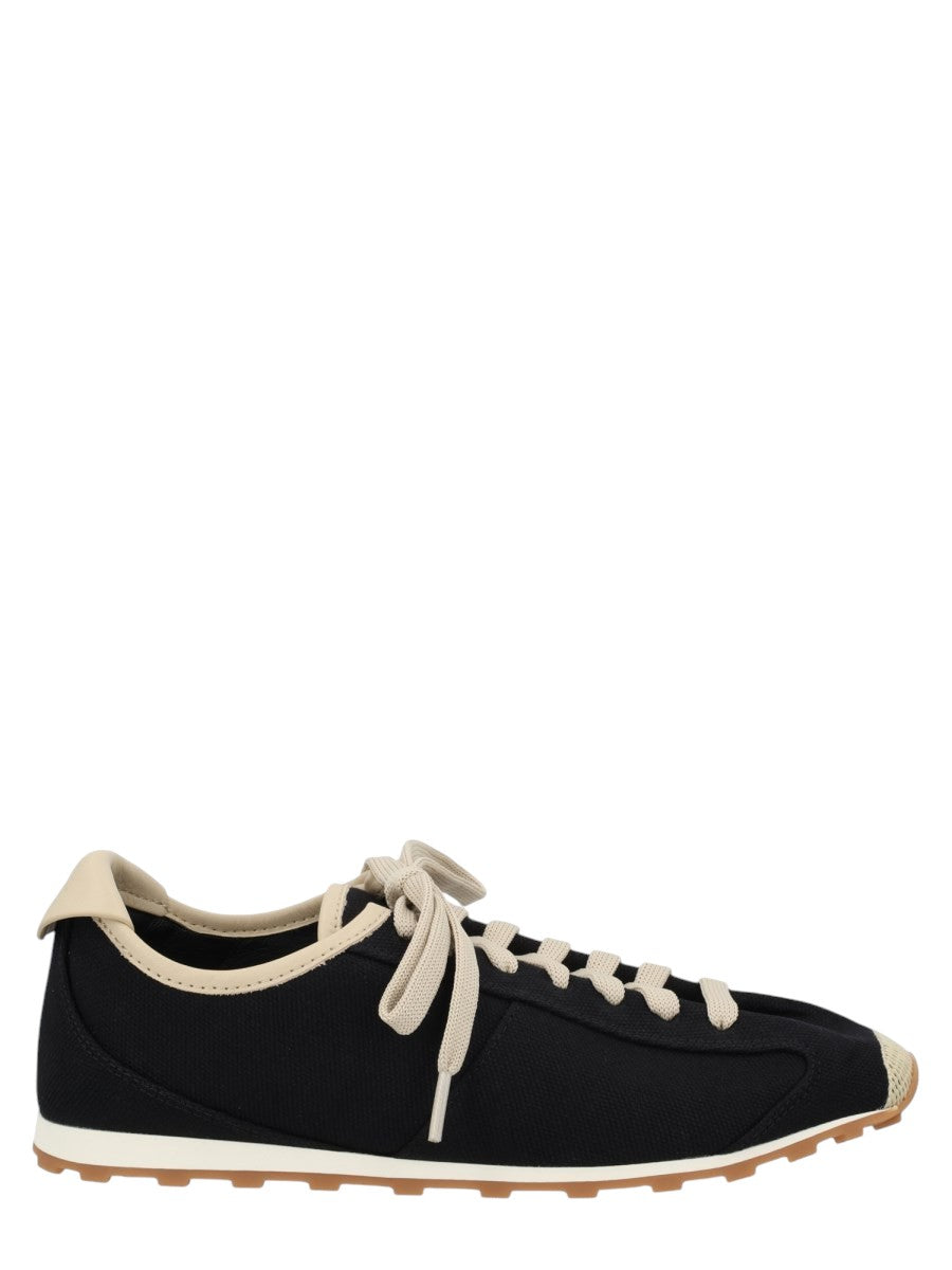 JACQUEMUS - SNEAKER "TENNIS" klosmo-jacquemus-black-leather-sneakers