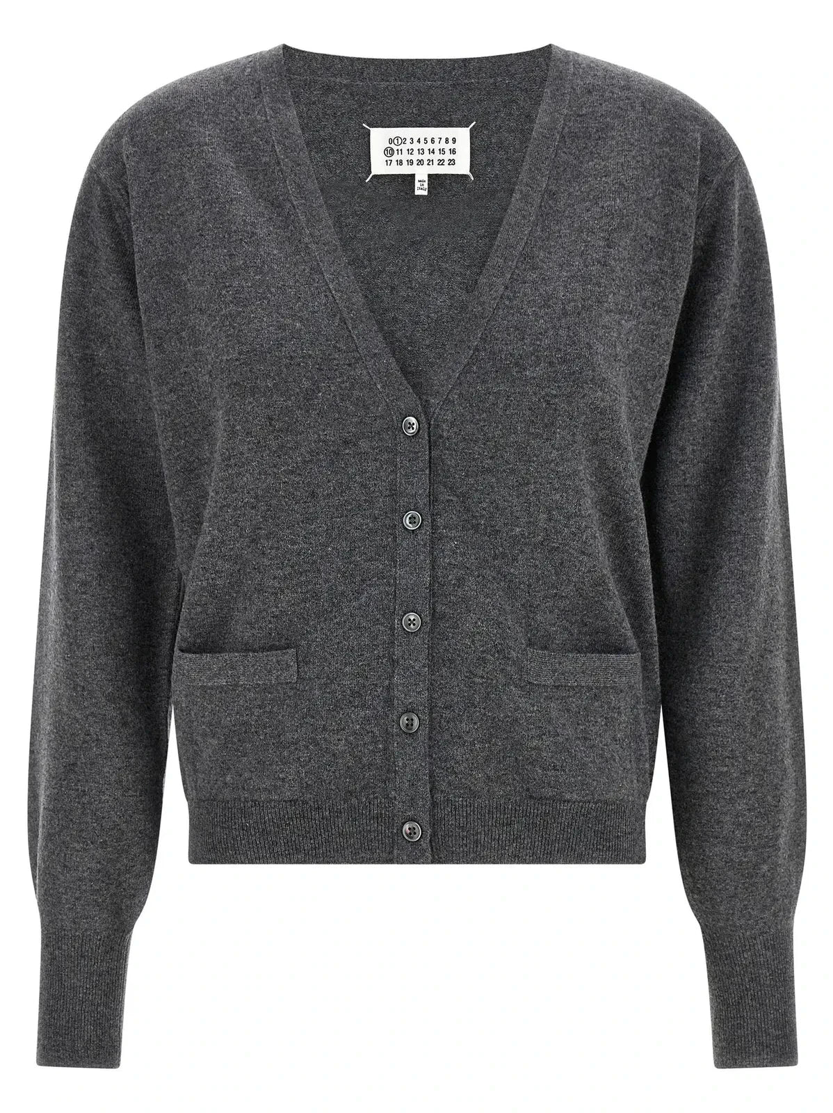 Maison Margiela - Virgin Wool Cardigan Grey