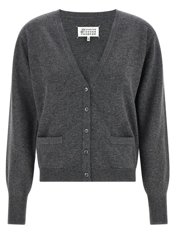 Maison Margiela - Virgin Wool Cardigan Grey