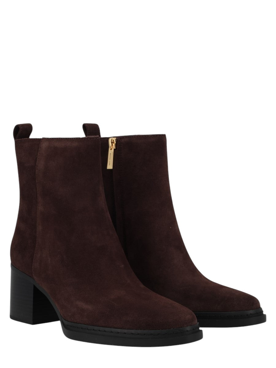 MICHAEL BY MICHAEL KORS - STIVALE "LEX" klosmo-michael-by-michael-kors-chocolate-suede-ankle-boots