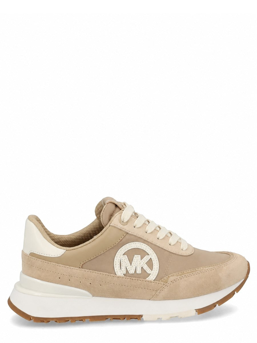 MICHAEL BY MICHAEL KORS - SNEAKER "NOVA" klosmo-michael-kors-beige-mixed-media-trainers