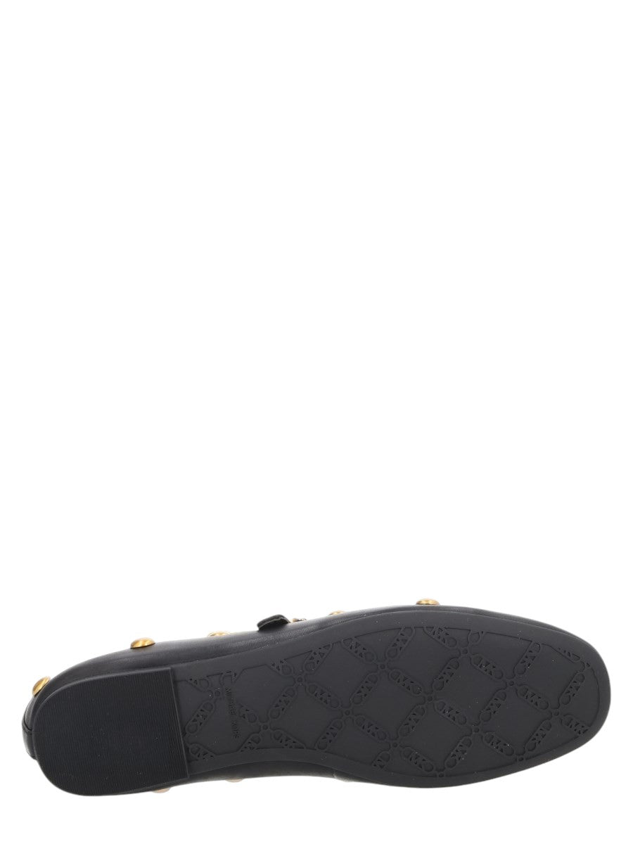 MICHAEL BY MICHAEL KORS - BALLERINA "NELLIE FLEX" klosmo-michael-kors-black-leather-ballet-flats
