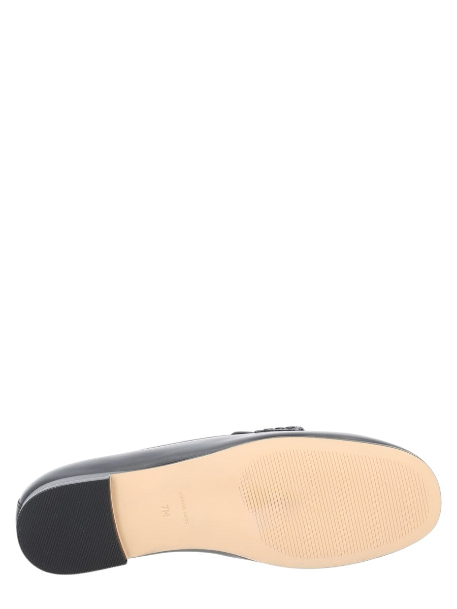 MICHAEL BY MICHAEL KORS - MOCASSINO "JENNINGS" klosmo-michael-kors-black-leather-loafer-sole