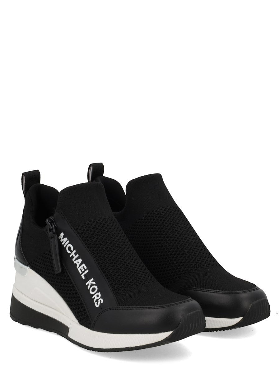 MICHAEL BY MICHAEL KORS - SNEAKER "WILLIS" klosmo-michael-kors-black-stretch-knit-trainers