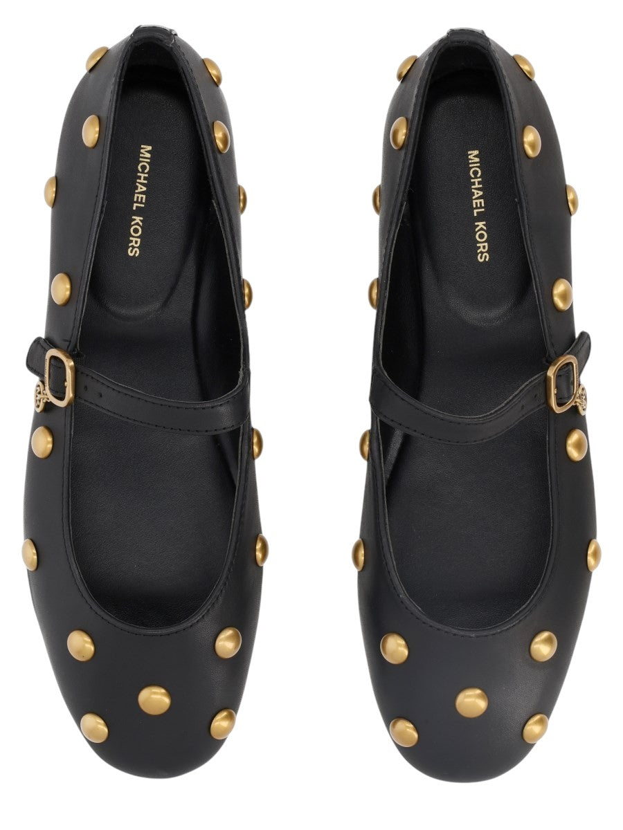 MICHAEL BY MICHAEL KORS - BALLERINA "NELLIE FLEX" klosmo-michael-kors-black-studded-ballet-flats_9bd3927f-318c-456e-ad4c-827c3520a2c5