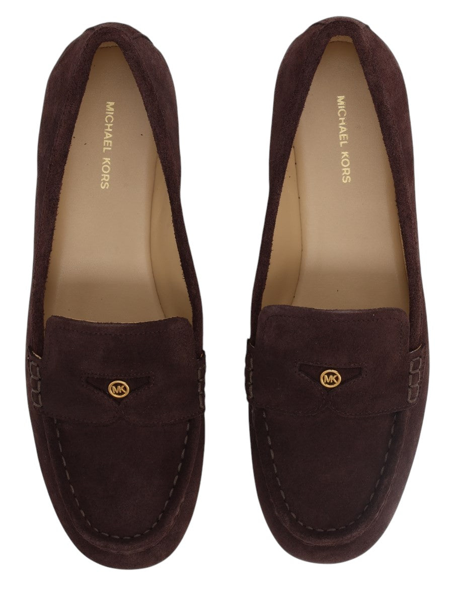 MICHAEL BY MICHAEL KORS - MOCASSINO "JENNINGS" klosmo-michael-kors-brown-suede-loafers